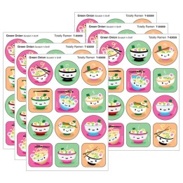 TREND Totally Ramen, Green Onion Scent Scratch 'n Sniff Stinky Stickers®, 48 Per Pack, 6 Packs