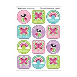 TREND Summer Sweetness, Watermelon Scent Scratch 'n Sniff Stinky Stickers®, Pack of 48