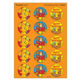 TREND Thanksgiving Time/Pumpkin Stinky Stickers®, 60 ct.