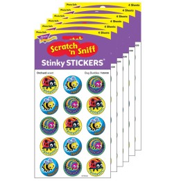 TREND Bug Buddies/Orchard Stinky Stickers®, 60 Per Pack, 6 Packs