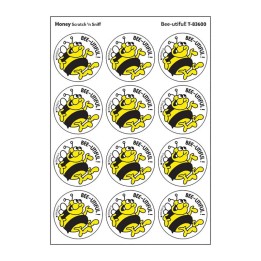 TREND Bee-utiful!/Honey Scented Stickers, Pack of 24