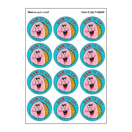 TREND Ham It Up!/Ham Scented Stickers, Pack of 24