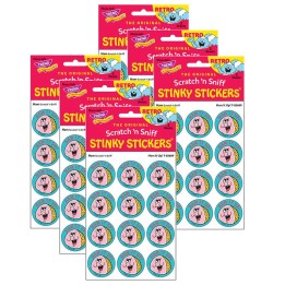 TREND Ham It Up!/Ham Scented Stickers, 24 Per Pack, 6 Packs