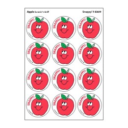 TREND Snappy!/Apple Scented Stickers, Pack of 24