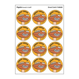 TREND Great Catch/Pigskin Scent Retro Scratch 'n Sniff Stinky Stickers®, 24 ct.