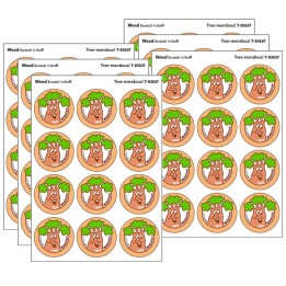 TREND Tree-mendous!/Wood Scent Retro Scratch 'n Sniff Stinky Stickers®, 24 Per Pack, 6 Packs