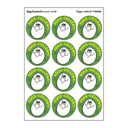 TREND Eggs-cellent!/ Egg Custard Scent Stickers, 24 ct.
