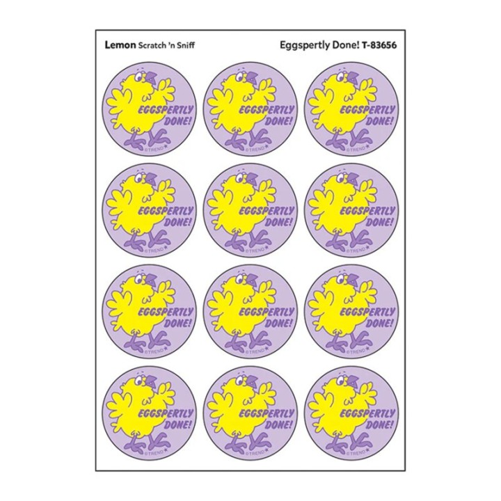 TREND Eggspertly Done!/ Lemon Scent Stickers, 24 ct.