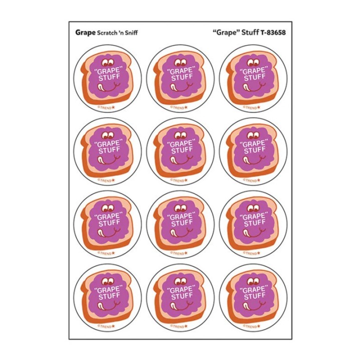 TREND "Grape" Stuff/ Grape Scent Stickers, 24 ct.