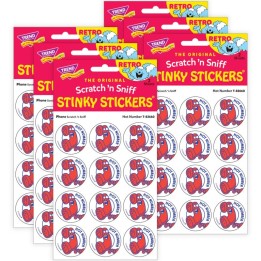TREND Hot Number/ Phone Scent Stickers, 24 Per Pack, 6 Packs