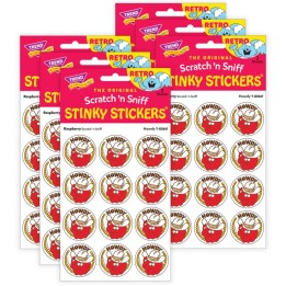 TREND Howdy/ Raspberry Scent Stickers, 24 Per Pack, 6 Packs