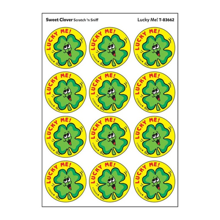 TREND Lucky Me!/ Sweet Clover Scent Stickers, 24 ct.