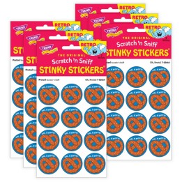 TREND Oh/ Knots!/ Pretzel Scent Stickers, 24 Per Pack, 6 Packs