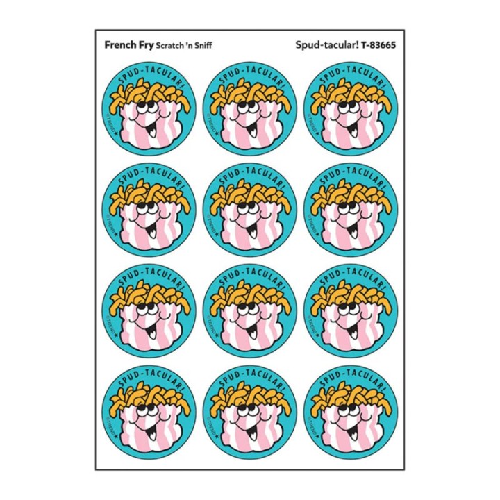 TREND Spud-tacular!/ French Fry Scent Stickers, 24 ct.