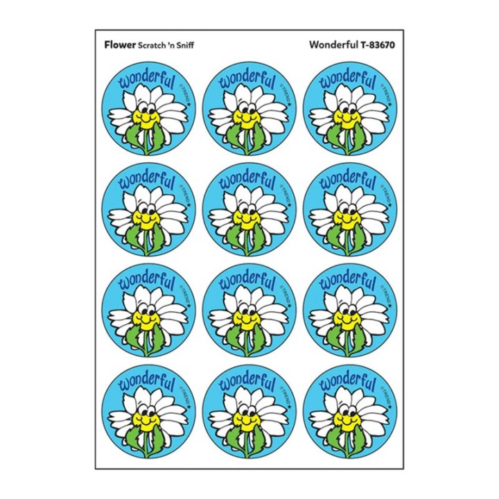 TREND Wonderful/ Flower Scent Stickers, 24 ct.