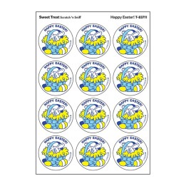 TREND Happy Easter!/Sweet Treat scent Retro Scratch 'n Sniff Stinky Stickers®, 24 ct.