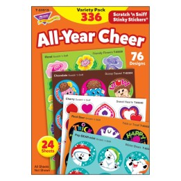 TREND All Year Cheer Stinky Stickers® Variety Pack, 336 Count