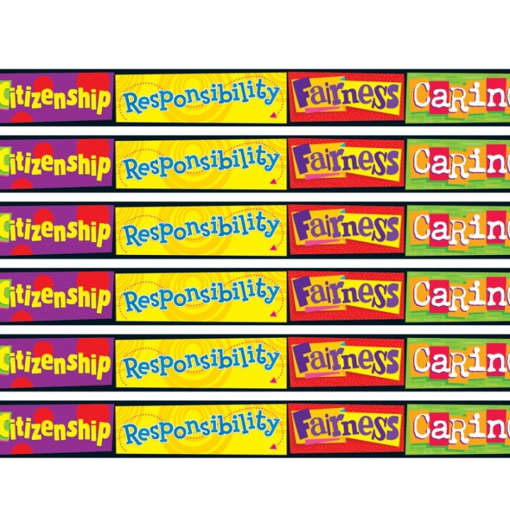 TREND Character Education Bolder Borders®, 35.75' Per Pack, 6 Packs