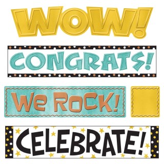 TREND I ♥ Metal WipeOff® Celebration Signs Mini Bulletin Board Set