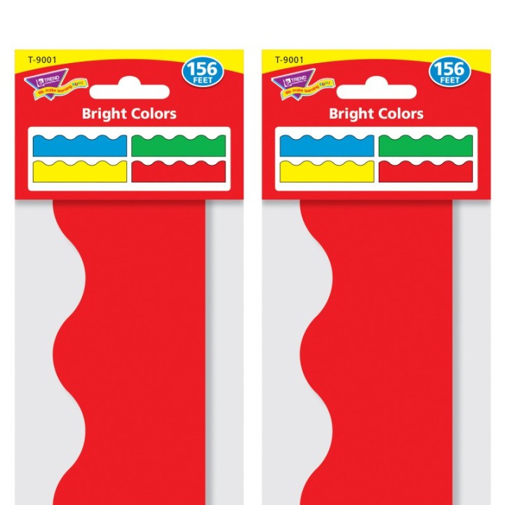 TREND Bright Colors Terrific Trimmers® Variety Pack, 156 Feet Per Pack, 2 Packs