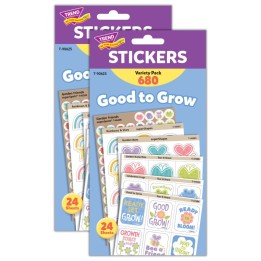 TREND Good to Grow Sticker Variety Pack, 680 Per Pack, 2 Packs