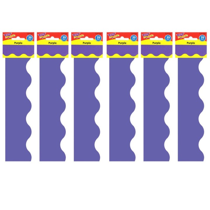 TREND Purple Terrific Trimmers®, 39 Feet Per Pack, 6 Packs