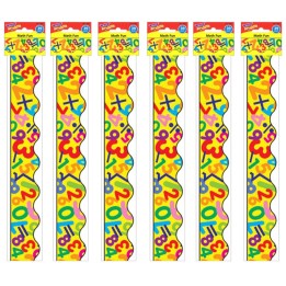 TREND Math Fun Terrific Trimmers®, 39 Feet Per Pack, 6 Packs