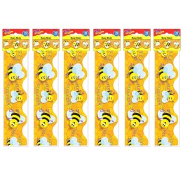 TREND Busy Bees Terrific Trimmers®, 39 Feet Per Pack, 6 Packs