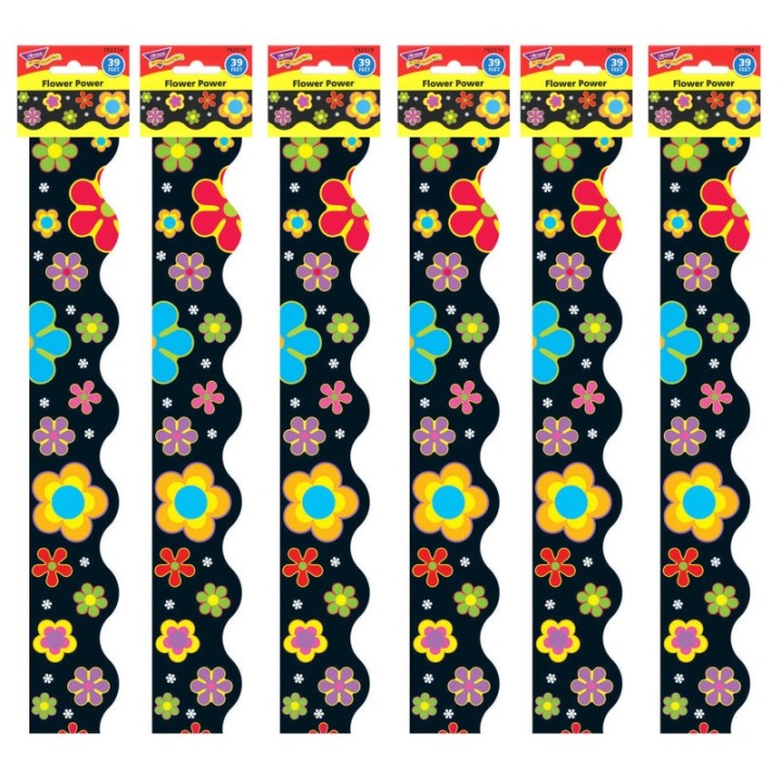 TREND Flower Power Terrific Trimmers®, 39 Feet Per Pack, 6 Packs