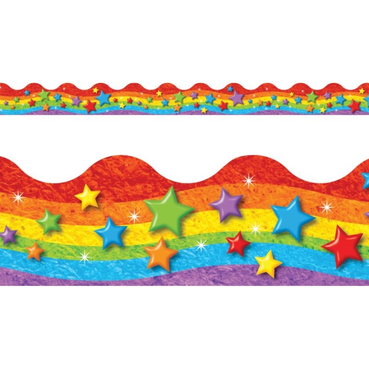 TREND Rainbow & Stars Terrific Trimmers®, 39 ft