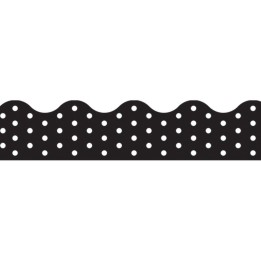 TREND Polka Dots Black Terrific Trimmers®, 39 ft