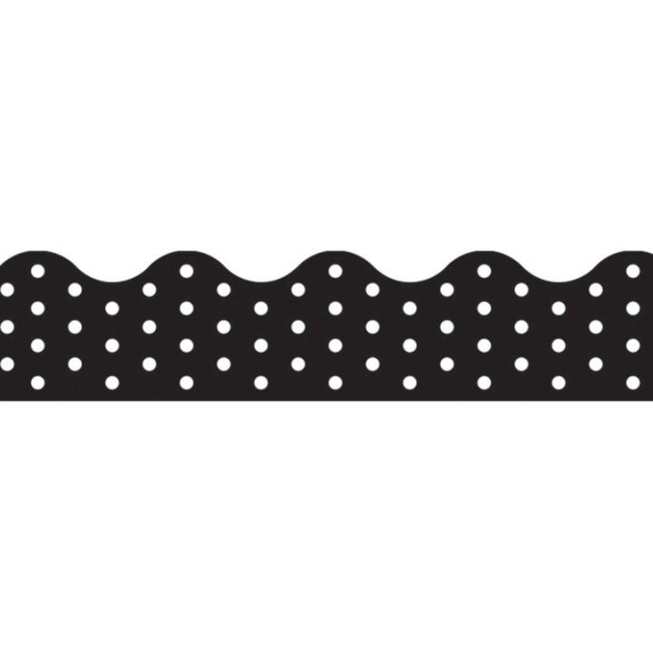 TREND Polka Dots Black Terrific Trimmers®, 39 ft
