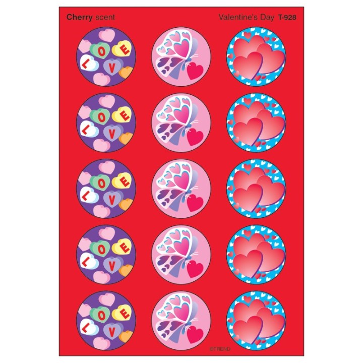 TREND Valentine's Day/Cherry Stinky Stickers®, 60 ct.