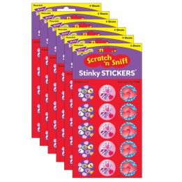 TREND Valentine's Day/Cherry Stinky Stickers®, 60 Per Pack, 6 Packs