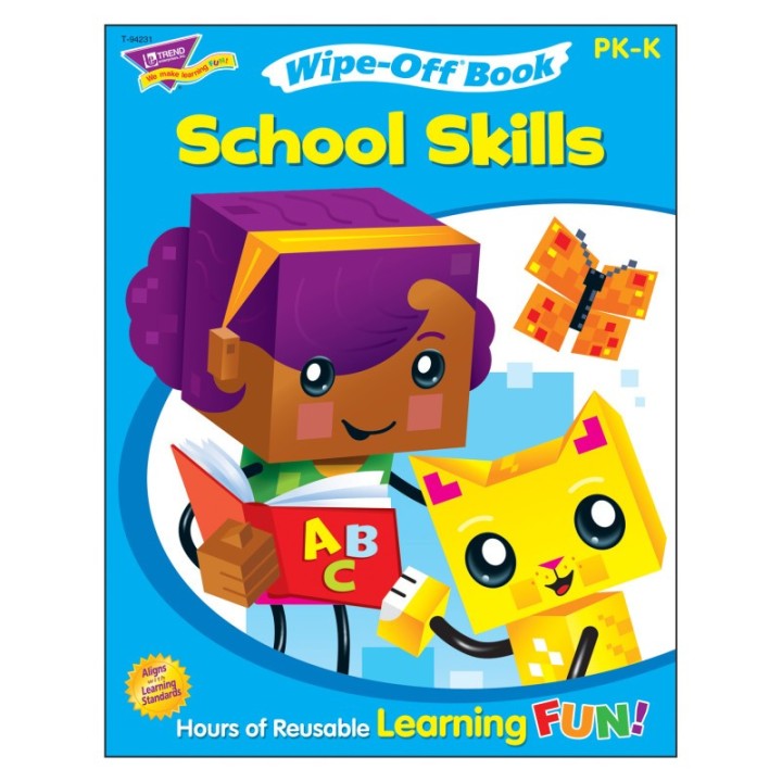 TREND School Skills Wipe-Off® Book Wipe-Off® Book, 28 pgs