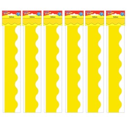 TREND Yellow Terrific Trimmers®, 39 Feet Per Pack, 6 Packs
