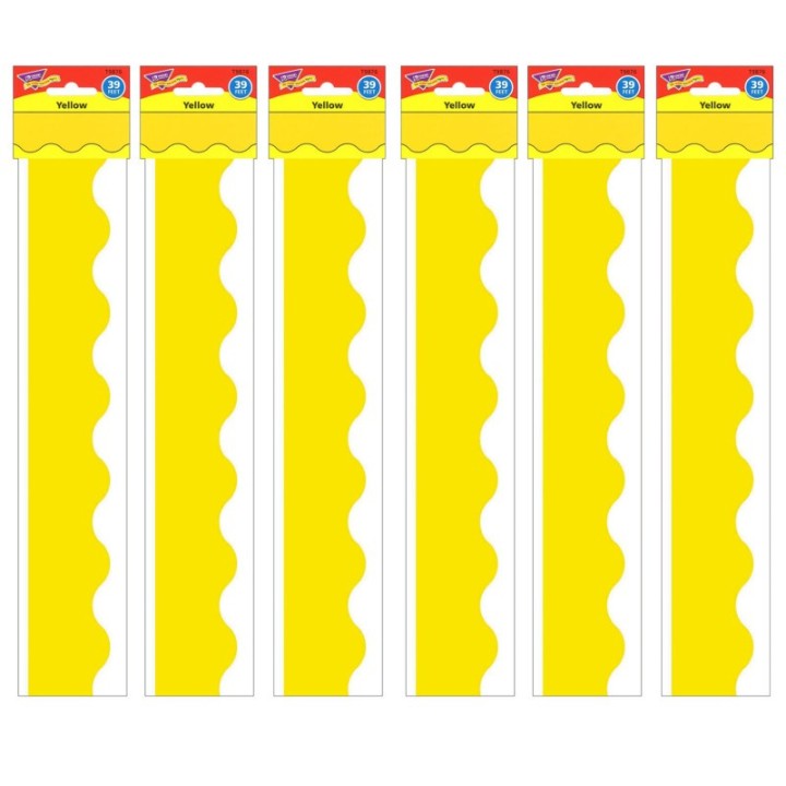 TREND Yellow Terrific Trimmers®, 39 Feet Per Pack, 6 Packs