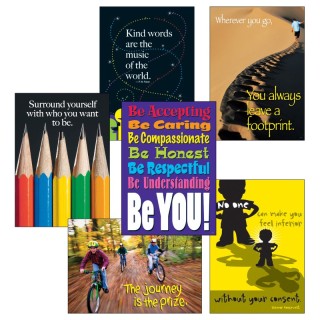 ARGUS® Think Positively ARGUS® Posters Combo Pack, Pack of 6