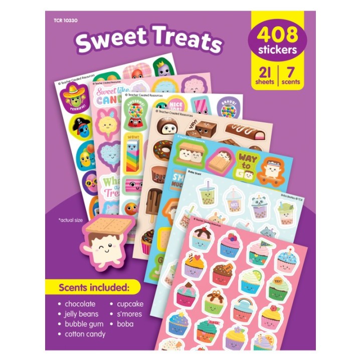 Teacher Created Resources Sweet Treats Smelly Stickers Variety Pack