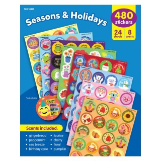 Teacher Created Resources Seasons & Holidays Smelly Stickers Variety Pack