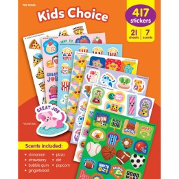Teacher Created Resources Kids Choice Smelly Stickers Variety Pack