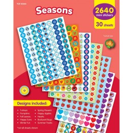 Teacher Created Resources® Seasons Mini Stickers Variety Pack