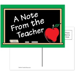 Teacher Created Resources® A Note from the Teacher Postcards, Pack of 30
