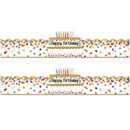 Teacher Created Resources® Confetti Happy Birthday Crowns, 30 Per Pack, 2 Packs