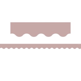 Teacher Created Resources® Light Mauve Scalloped Border Trim, 35 Feet