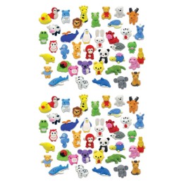 Teacher Created Resources® Desk Pets - Animal Friends, 40 Per Pack, 2 Packs