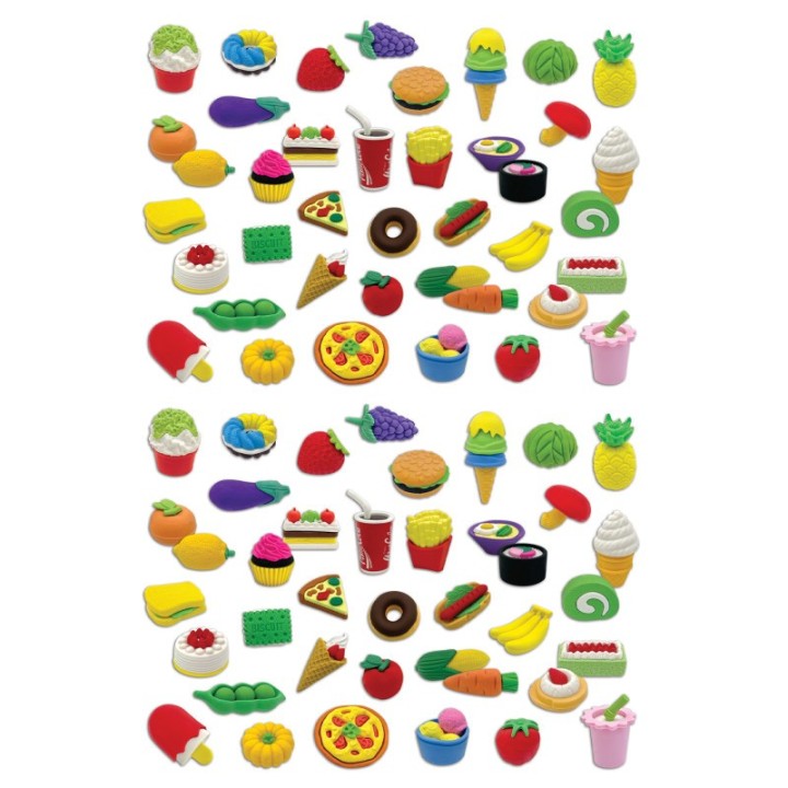 Teacher Created Resources® Desk Pets - Assorted Food, 40 Per Pack, 2 Packs