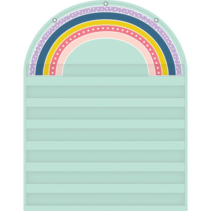 Teacher Created Resources® Oh Happy Day Rainbow 7 Pocket Chart