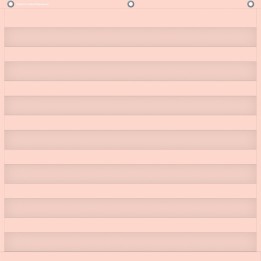 Teacher Created Resources® Blush 7 Pocket Chart, 28" x 28"