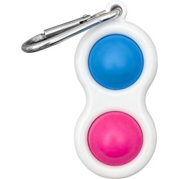 Teacher Created Resources Fidget Popper Keychain - Blue/Pink